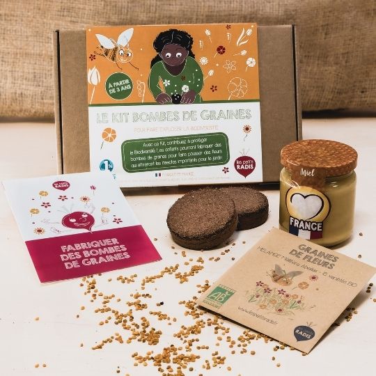 kit pour fabriquer des bombes de graines